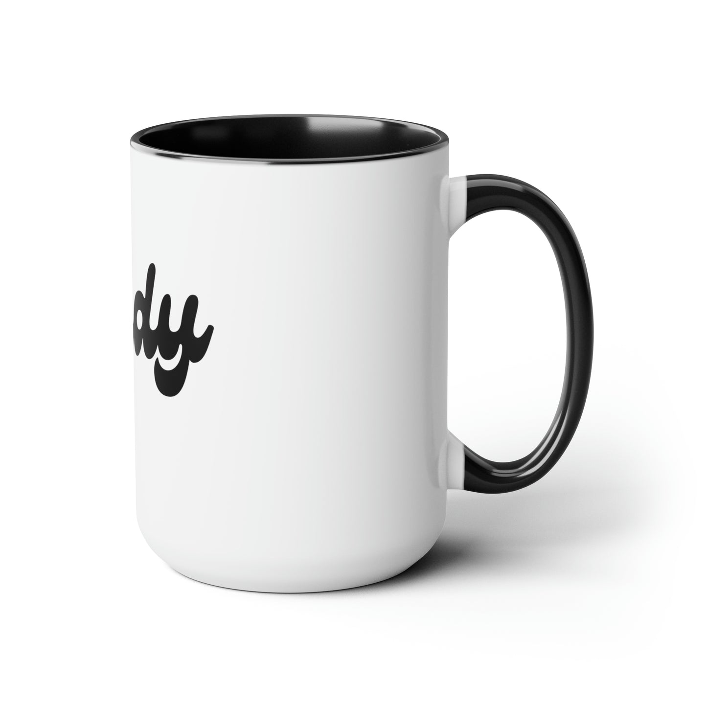 Two-Tone Coffee Mugs, 15oz
