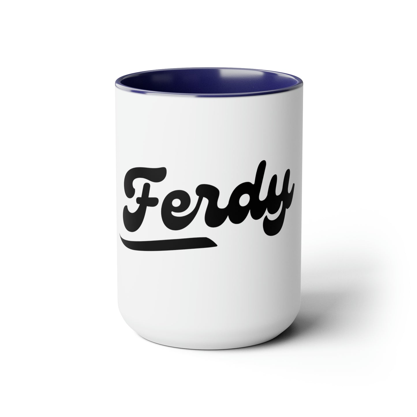 Two-Tone Coffee Mugs, 15oz