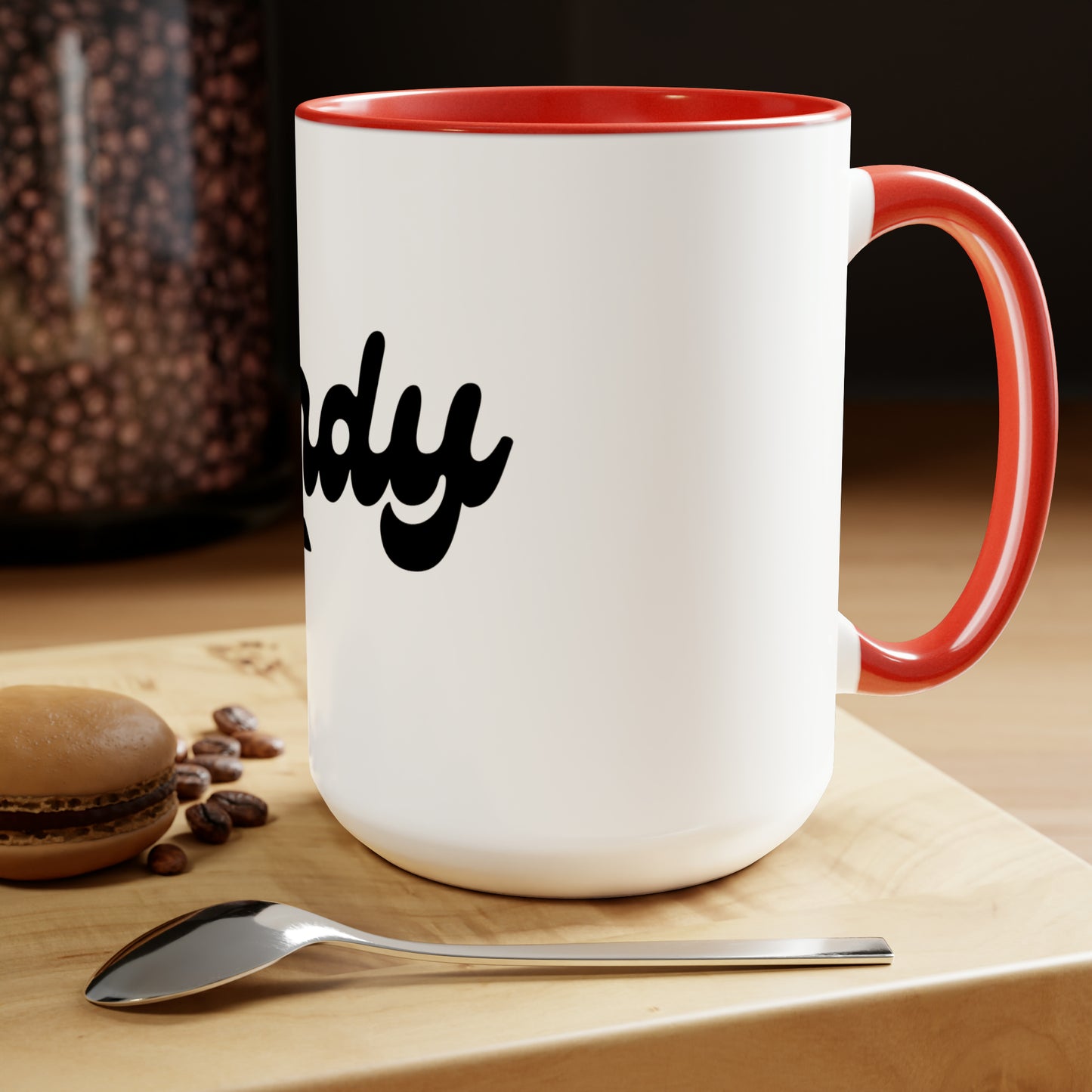 Two-Tone Coffee Mugs, 15oz