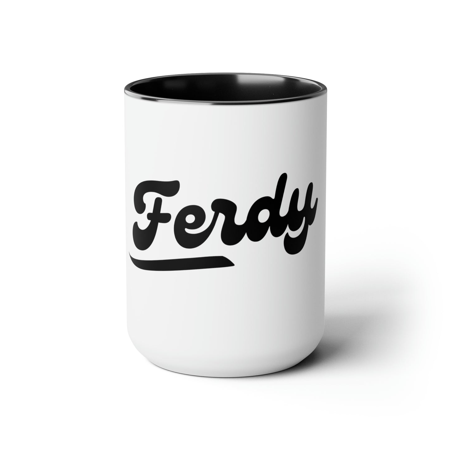 Two-Tone Coffee Mugs, 15oz